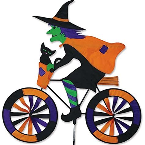 Bring a Bit of Fantasy into Your Life with a Witch on Bike Wind Spinner